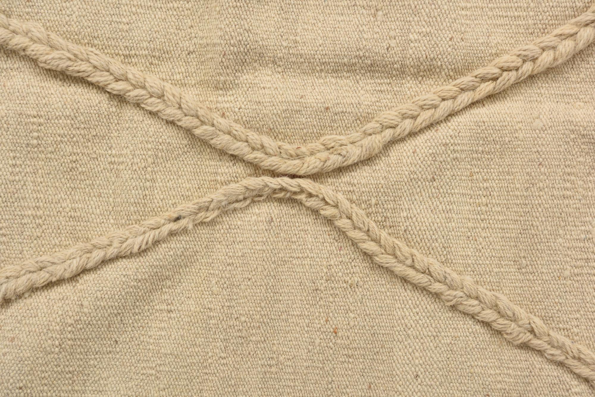 3' 7 x 5' 10 Hand Knotted Moroccan Wool Rug