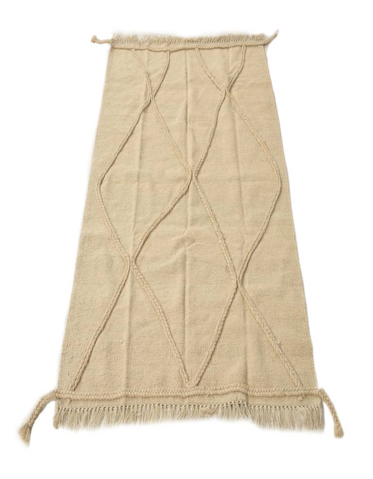 Detail image of 3' 4 x 5' 1  Hand Knotted Moroccan Wool Rug