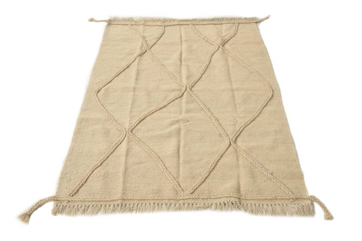 Detail image of 3' 4 x 5' 1 Hand Knotted Moroccan Wool Rug