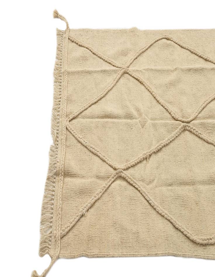 Detail image of 3' 4 x 5' 1  Hand Knotted Moroccan Wool Rug