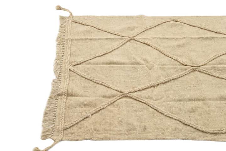 3' 4 x 5' 1 Hand Knotted Moroccan Wool Rug