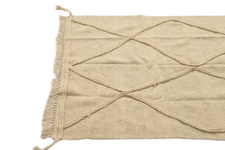 Detail image of 3' 4 x 5' 1 Hand Knotted Moroccan Wool Rug