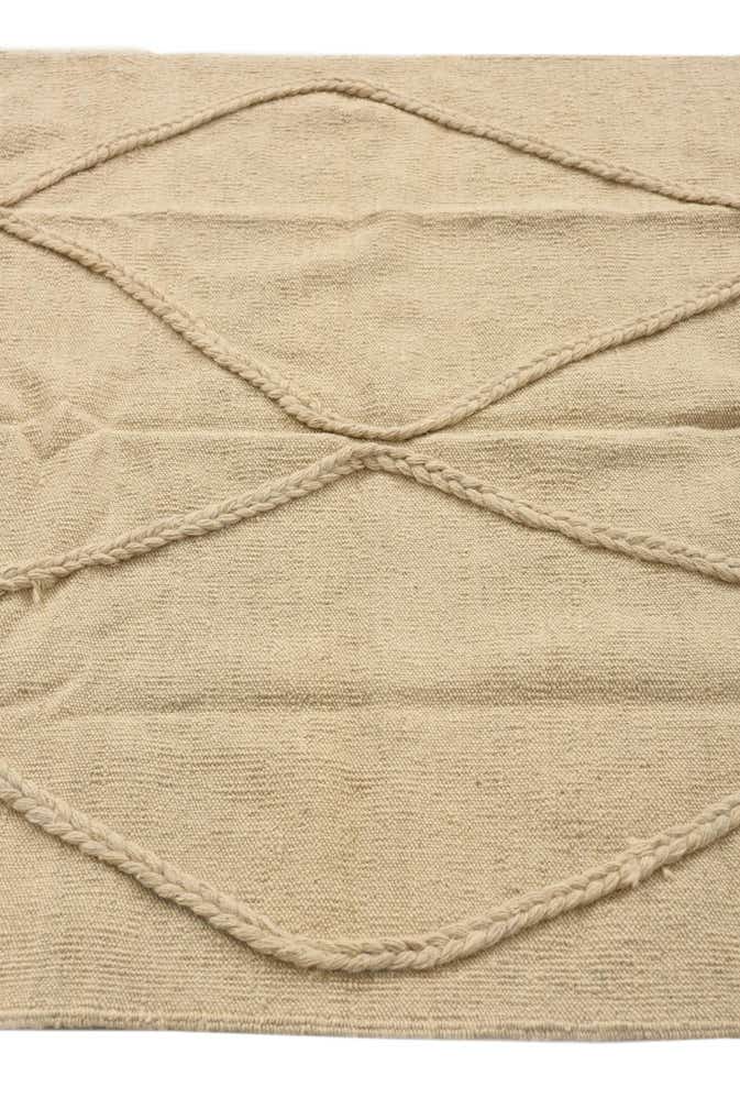 3' 4 x 5' 1 Hand Knotted Moroccan Wool Rug