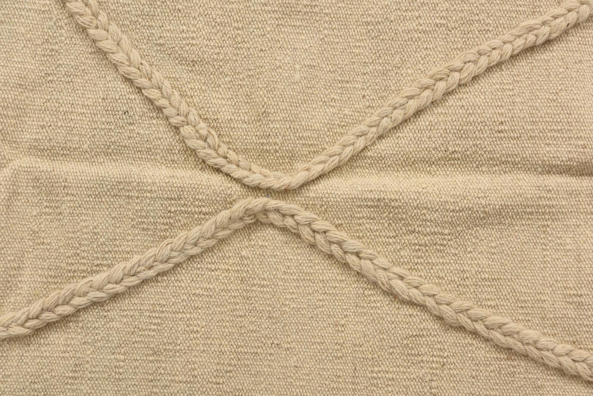 3' 4 x 5' 1 Hand Knotted Moroccan Wool Rug