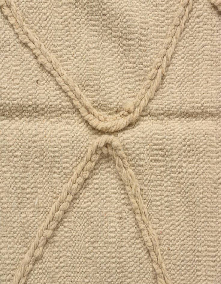 Detail image of 3' 5 x 5'  Hand Knotted Moroccan Wool Rug