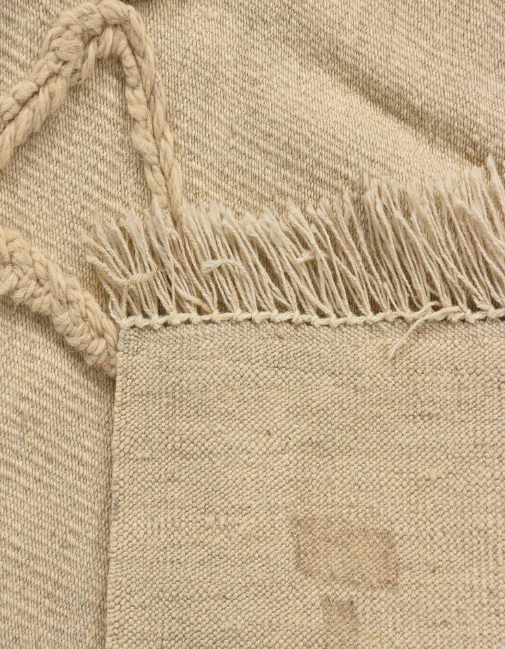 Detail image of 3' 5 x 5'  Hand Knotted Moroccan Wool Rug