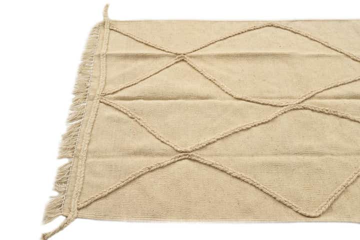 3' 6 x 4' 11 Hand Knotted Moroccan Wool Rug