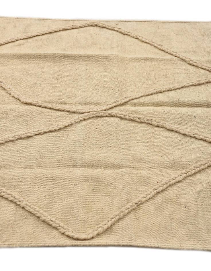 Detail image of 3' 6 x 4' 11  Hand Knotted Moroccan Wool Rug