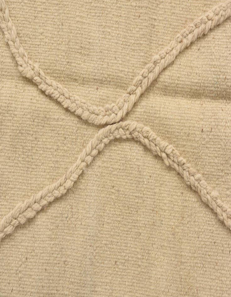 Detail image of 3' 6 x 4' 11  Hand Knotted Moroccan Wool Rug