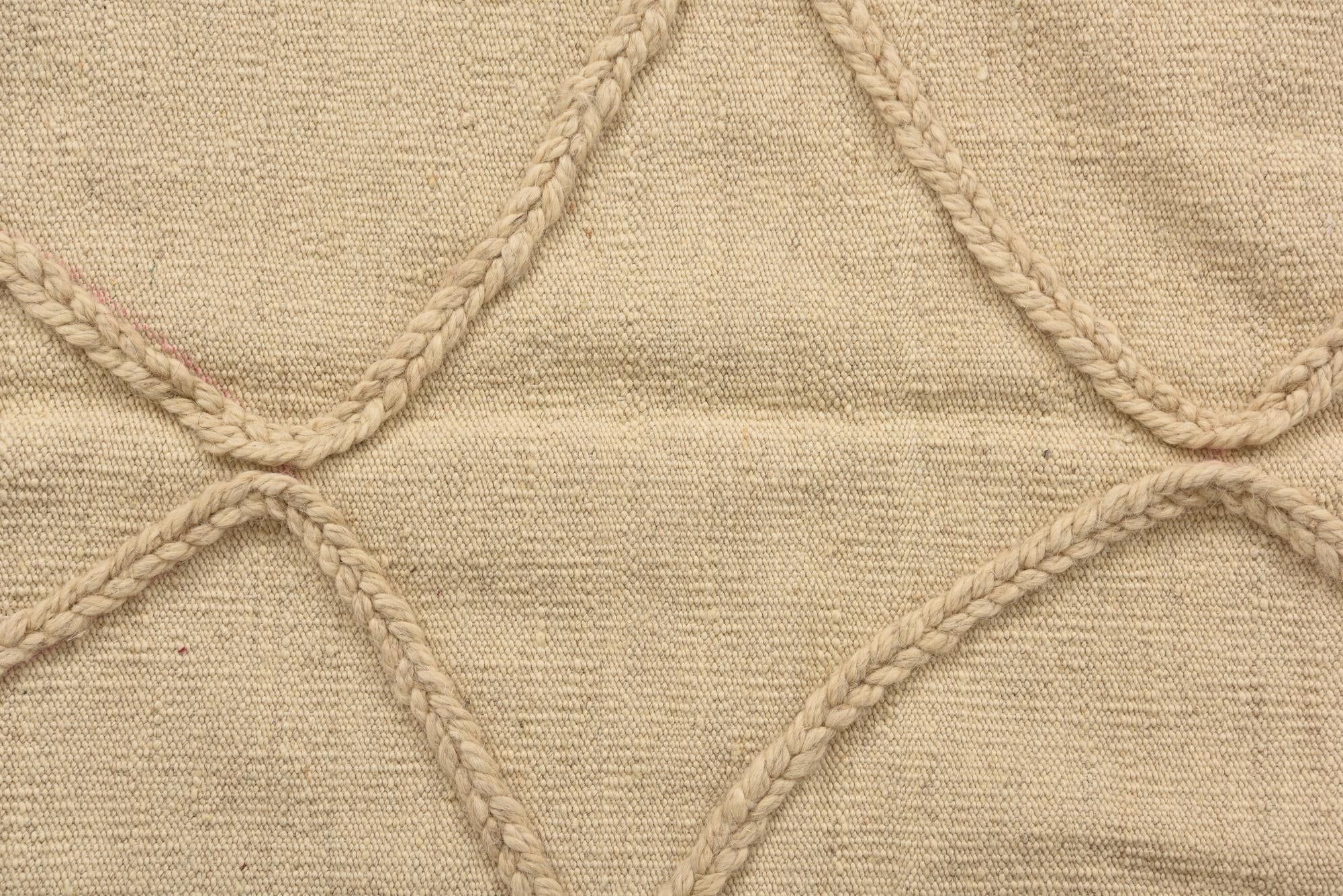 3' 6 x 4' 11 Hand Knotted Moroccan Wool Rug