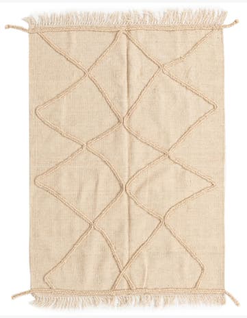 3' 6 x 4' 11 Hand Knotted Moroccan Wool Rug
