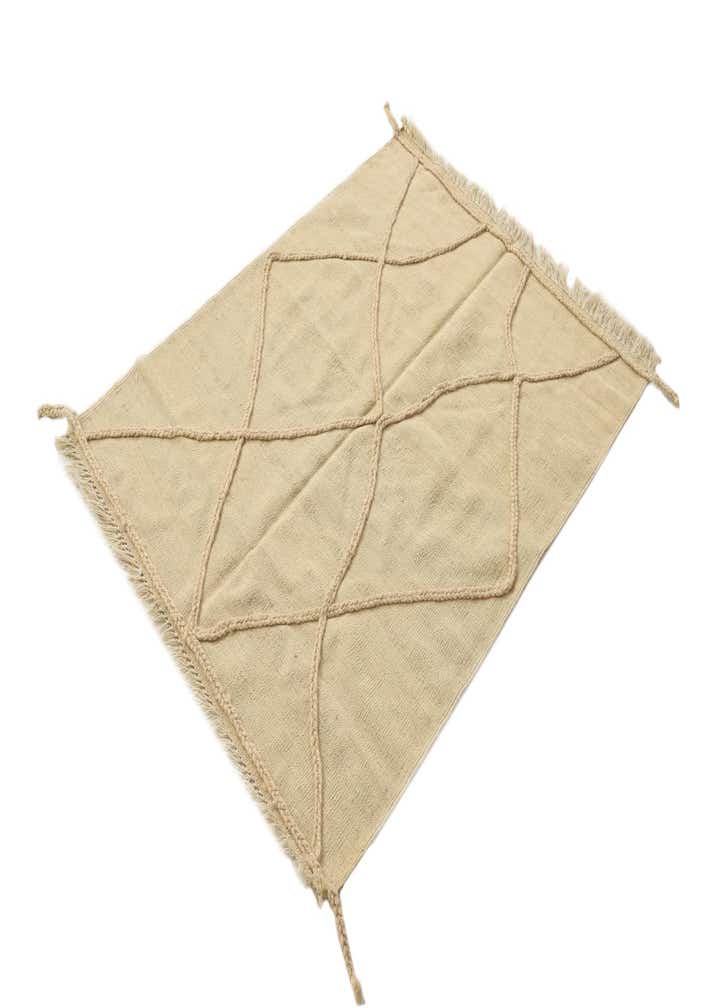 3' 8 x 4' 10 Hand Knotted Moroccan Wool Rug