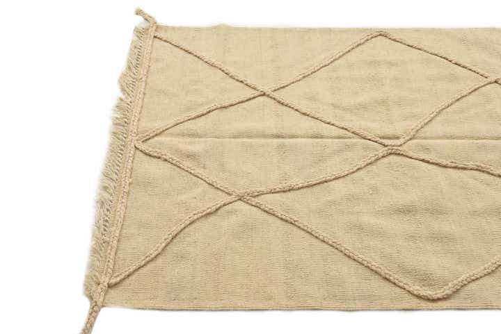 3' 8 x 4' 10 Hand Knotted Moroccan Wool Rug