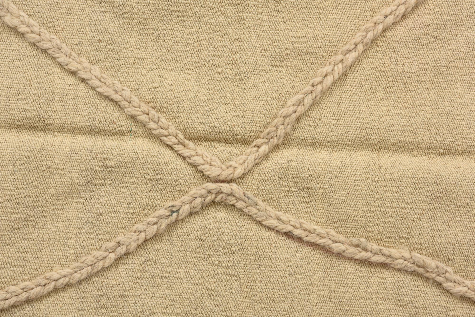 3' 8 x 4' 10 Hand Knotted Moroccan Wool Rug