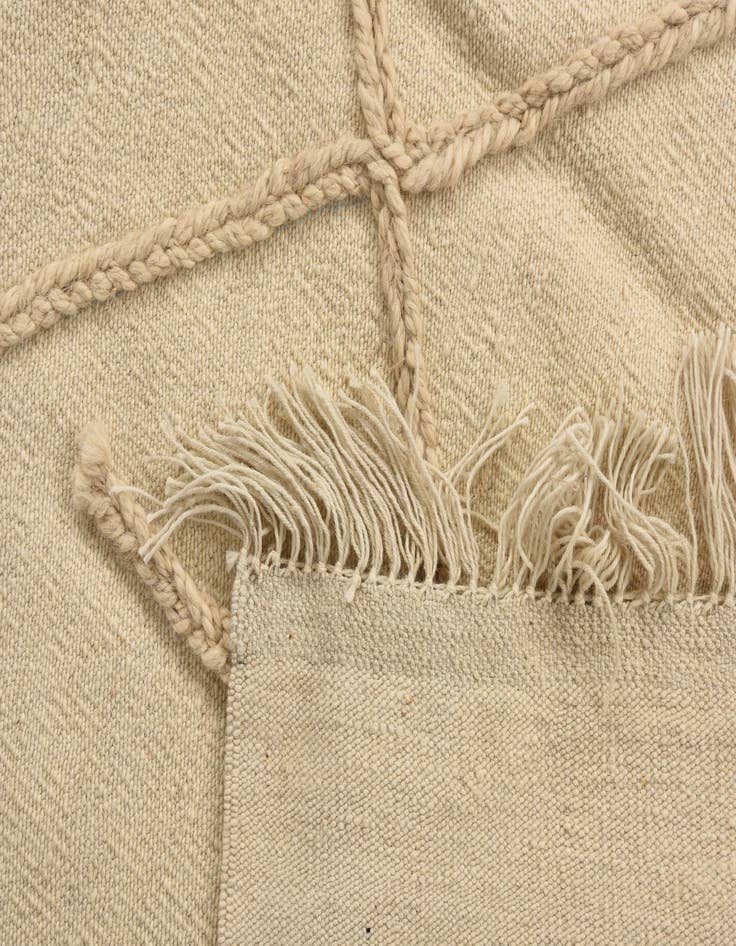 Detail image of 3' 7 x 5' 1  Hand Knotted Moroccan Wool Rug