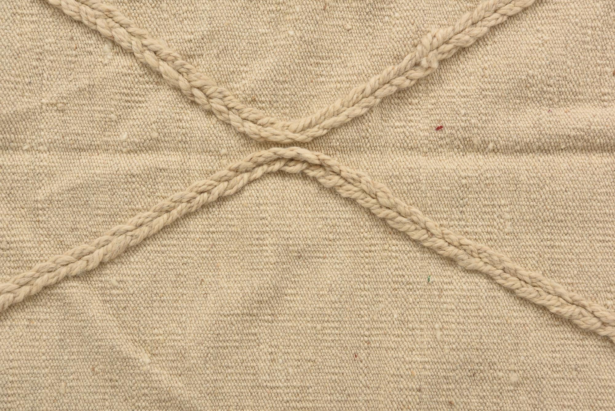 3' 7 x 4' 11 Hand Knotted Moroccan Wool Rug
