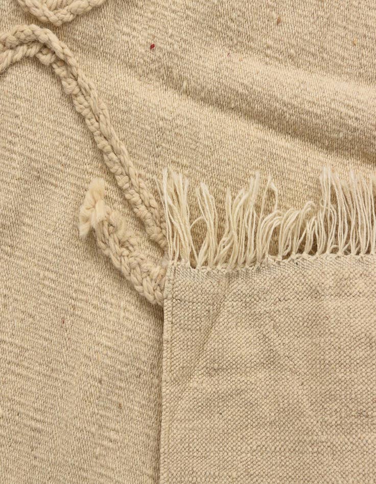 Detail image of 3' 7 x 4' 11  Hand Knotted Moroccan Wool Rug