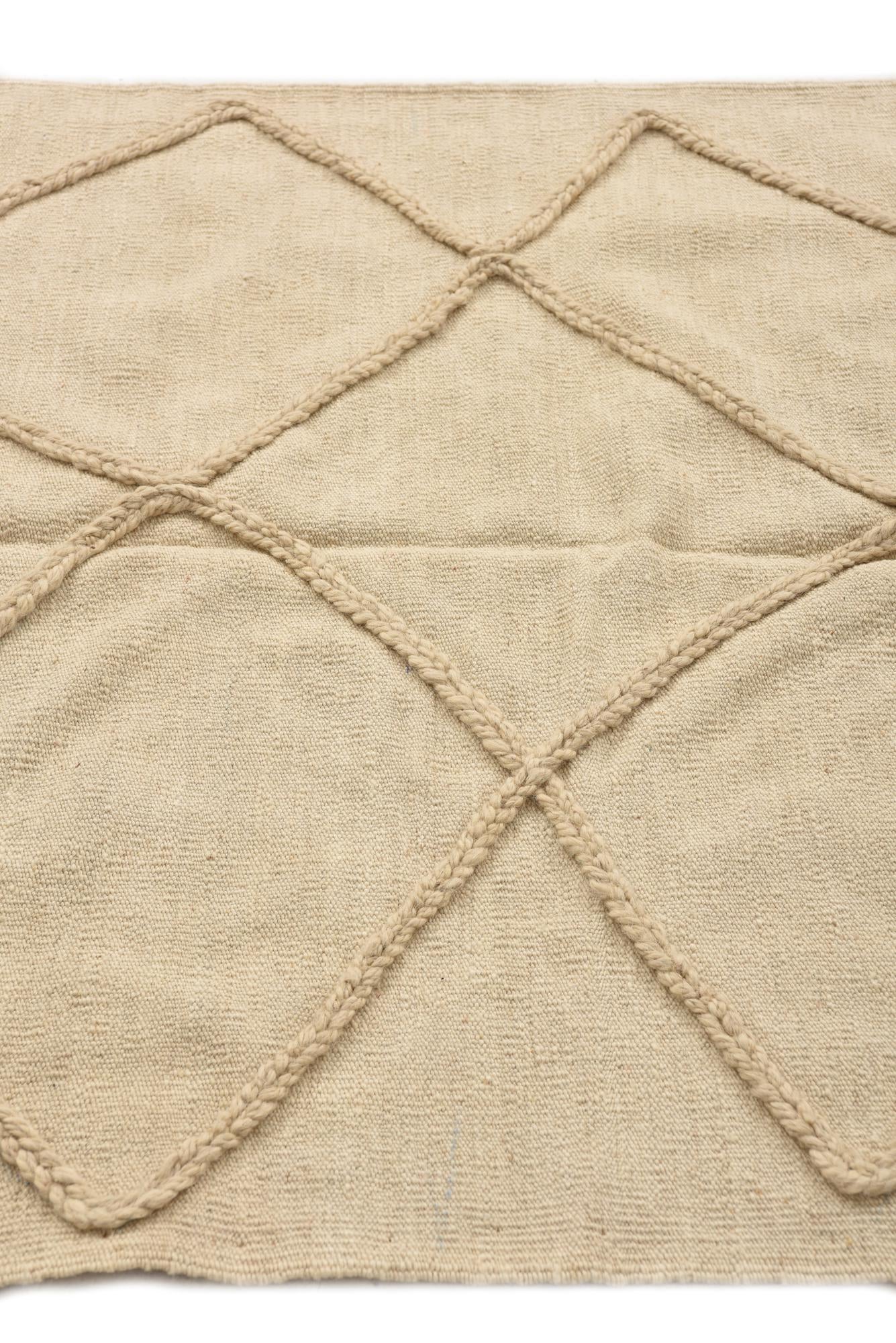 3' 6 x 4' 10 Hand Knotted Moroccan Wool Rug