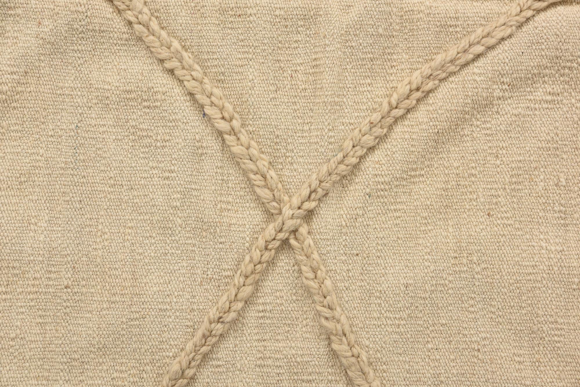 3' 6 x 4' 10 Hand Knotted Moroccan Wool Rug