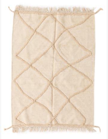 3' 6 x 4' 10 Hand Knotted Moroccan Wool Rug