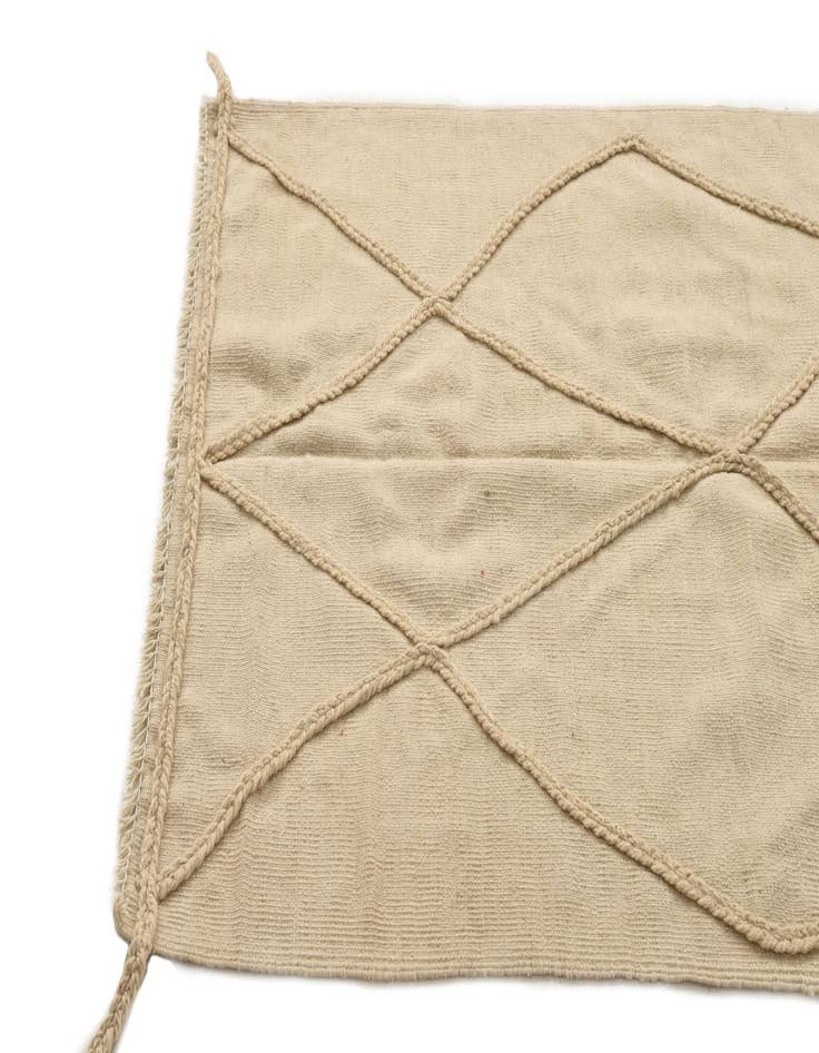 Detail image of 3' 6 x 4' 10  Hand Knotted Moroccan Wool Rug