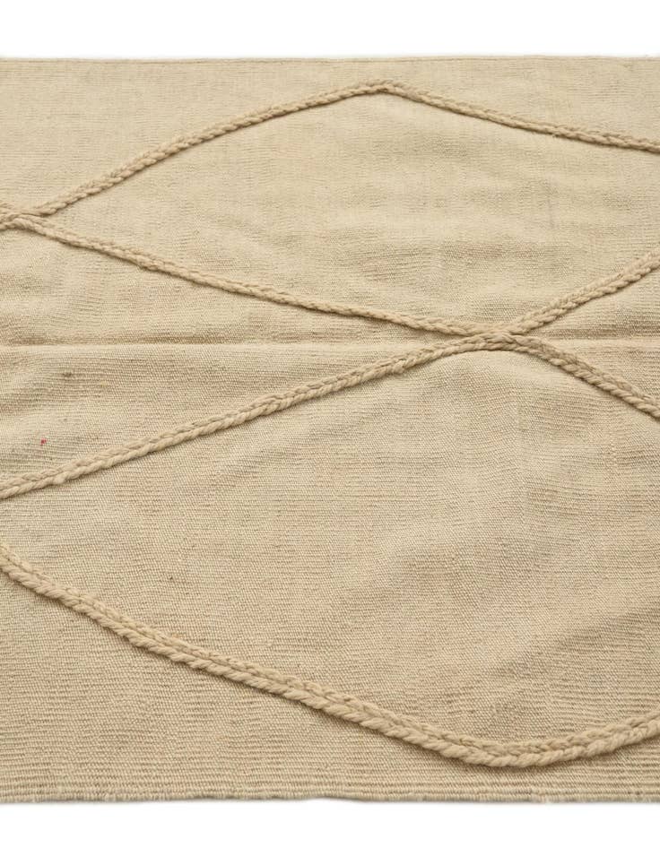 Detail image of 3' 6 x 4' 10  Hand Knotted Moroccan Wool Rug