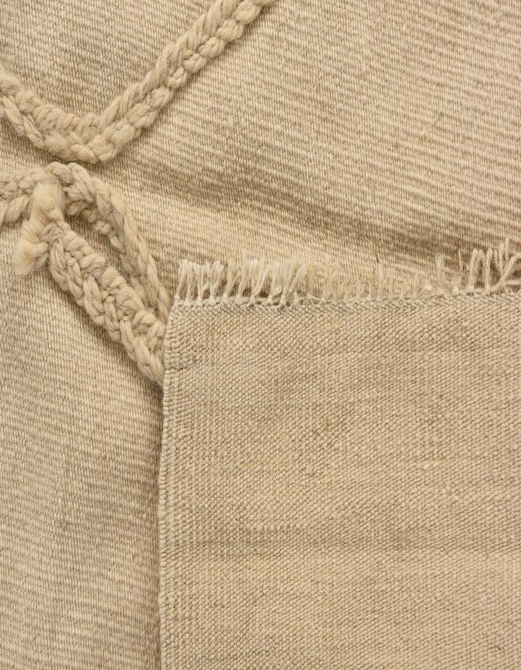 Detail image of 3' 6 x 4' 10  Hand Knotted Moroccan Wool Rug