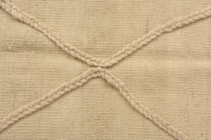 Detail image of 3' 6 x 5' Hand Knotted Moroccan Wool Rug