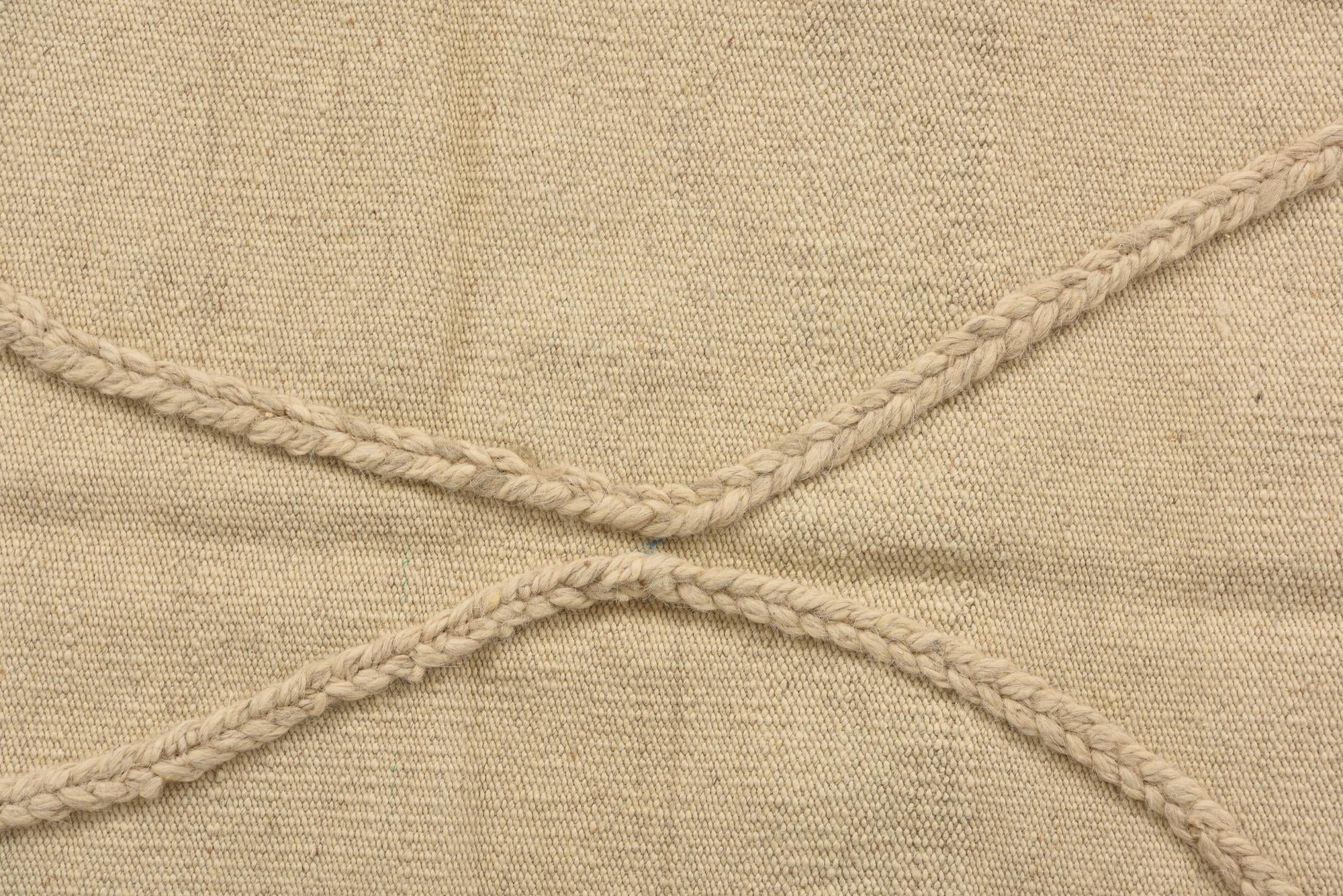 3' 4 x 5' 1 Hand Knotted Moroccan Wool Rug