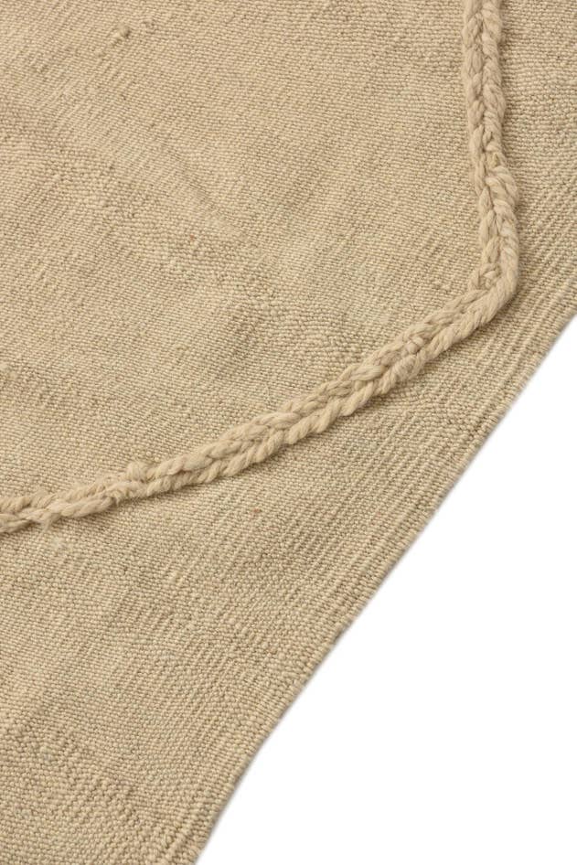 Detail image of 3' 4 x 4' 9 Hand Knotted Moroccan Wool Rug
