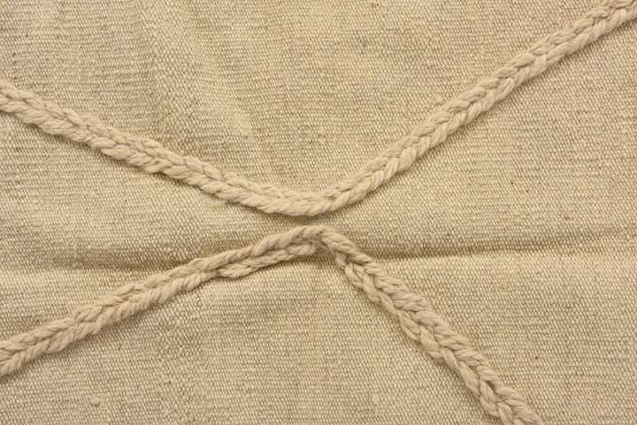 3' 4 x 4' 9 Hand Knotted Moroccan Wool Rug