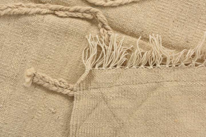 3' 4 x 4' 9 Hand Knotted Moroccan Wool Rug