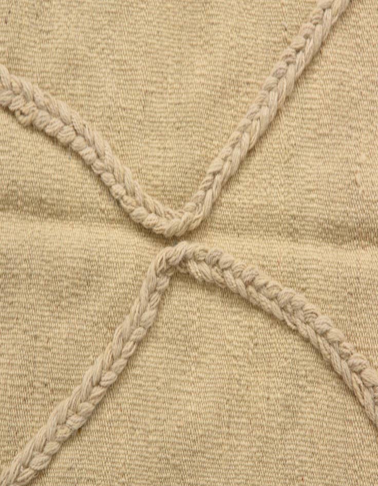 Detail image of 3' 5 x 4' 10  Hand Knotted Moroccan Wool Rug