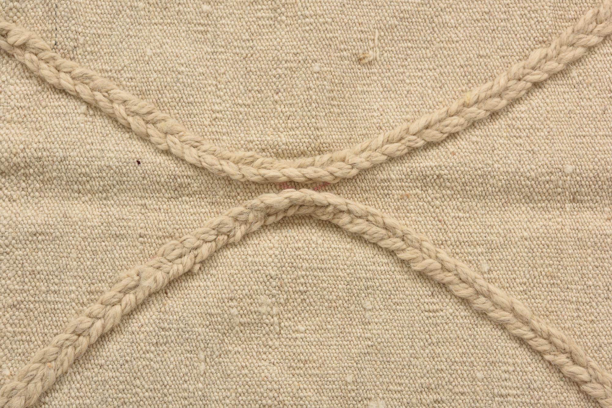 3' 6 x 5' 2 Hand Knotted Moroccan Wool Rug