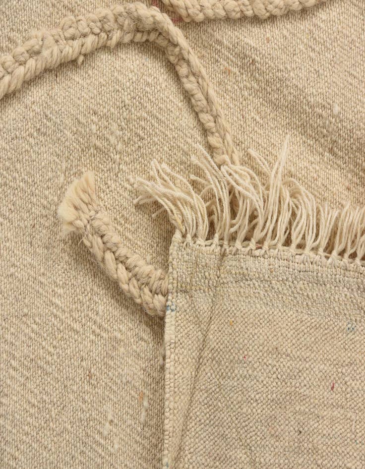 Detail image of 3' 6 x 5' 2  Hand Knotted Moroccan Wool Rug