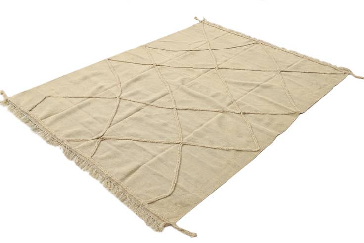 Detail image of 5' 7 x 7' 9 Hand Knotted Moroccan Wool Rug