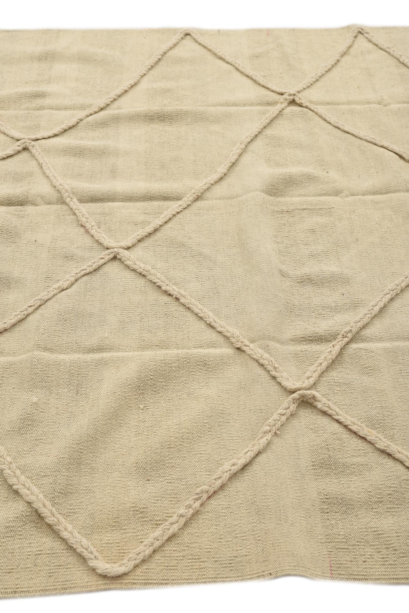 5' 7 x 7' 9 Hand Knotted Moroccan Wool Rug