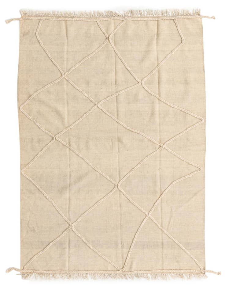 Detail image of 5' 7 x 7' 9 Hand Knotted Moroccan Wool Rug