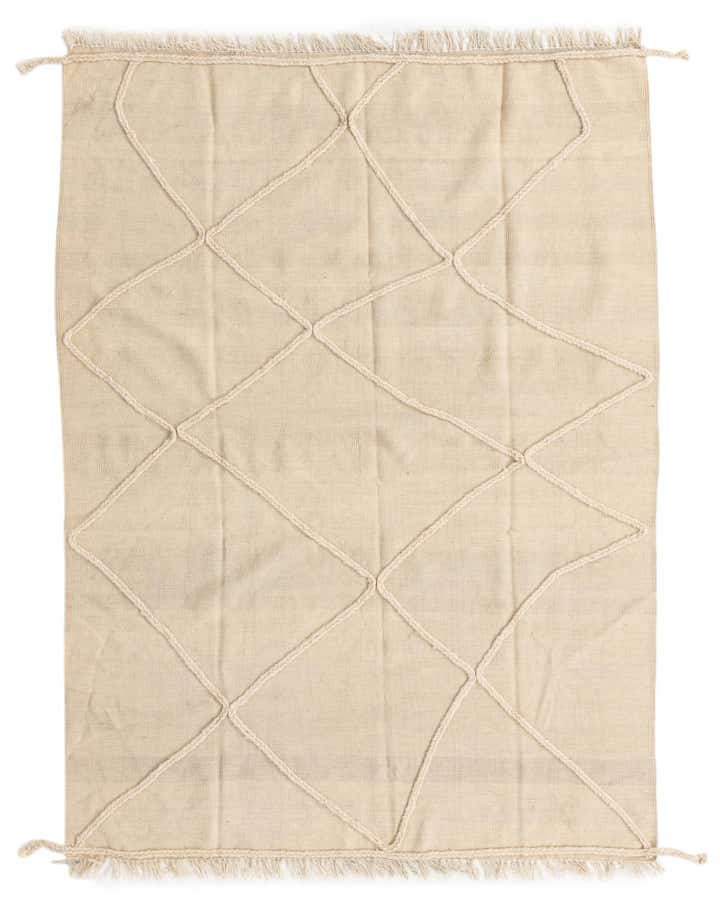 5' 7 x 7' 9 Hand Knotted Moroccan Wool Rug