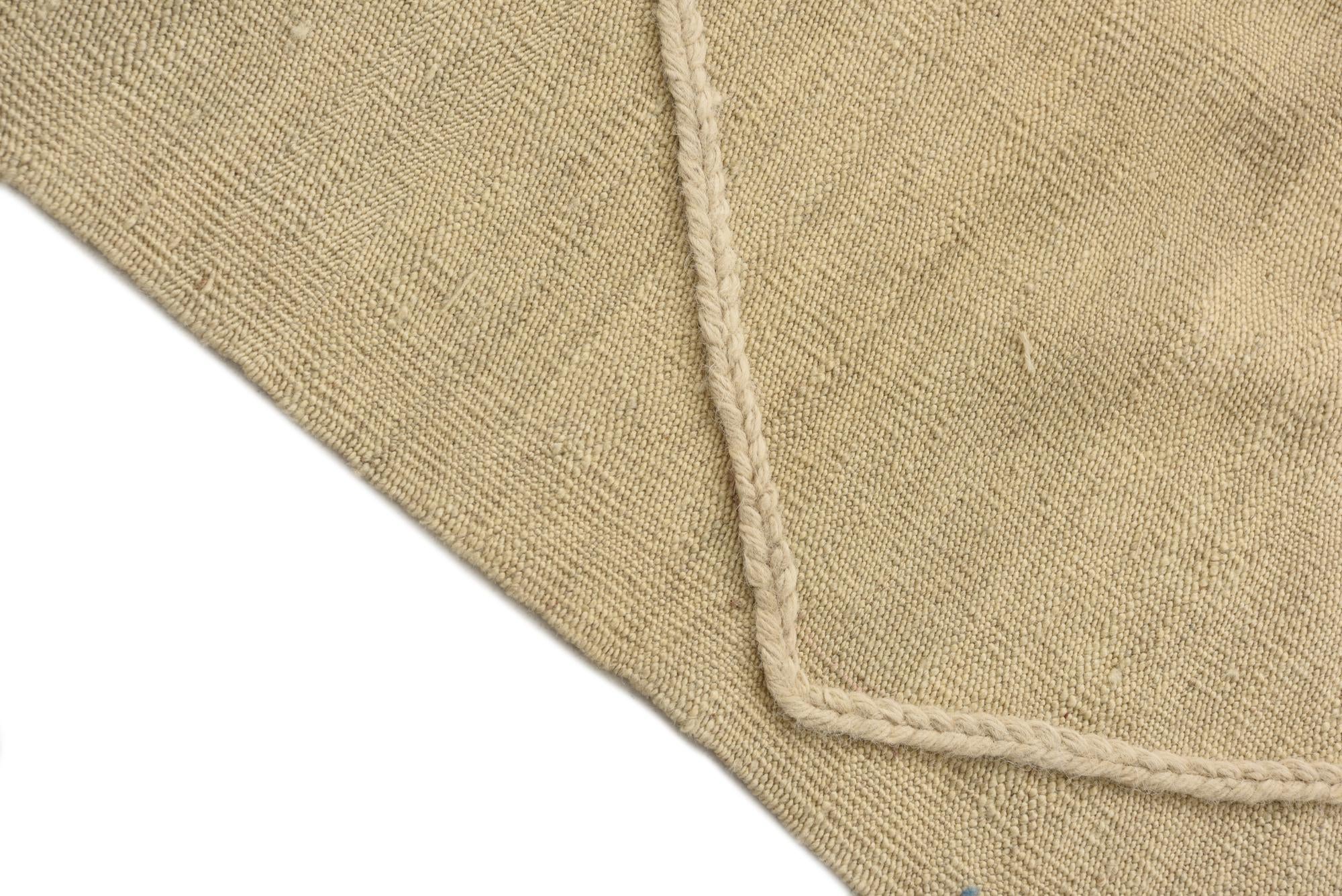 3' 5 x 4' 8 Hand Knotted Moroccan Wool Rug