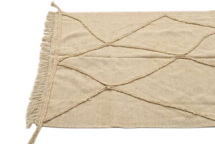 3' 4 x 4' 11 Hand Knotted Moroccan Wool Rug