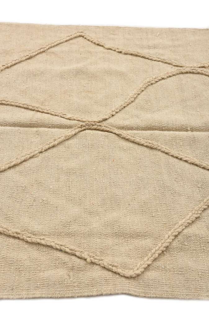 3' 4 x 4' 11 Hand Knotted Moroccan Wool Rug