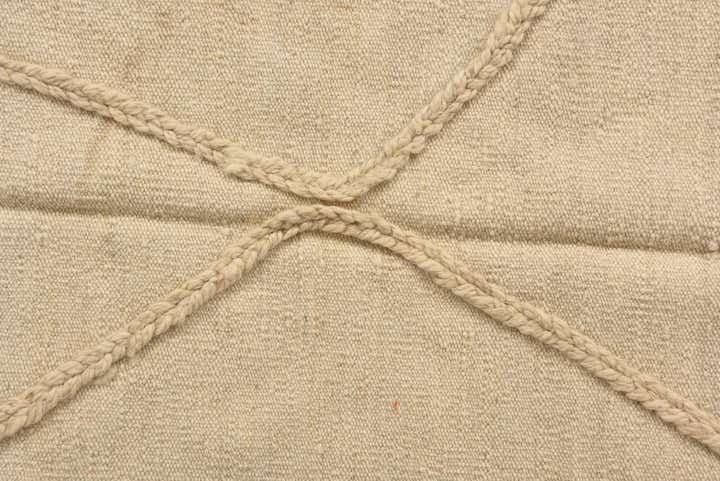 3' 4 x 4' 11 Hand Knotted Moroccan Wool Rug