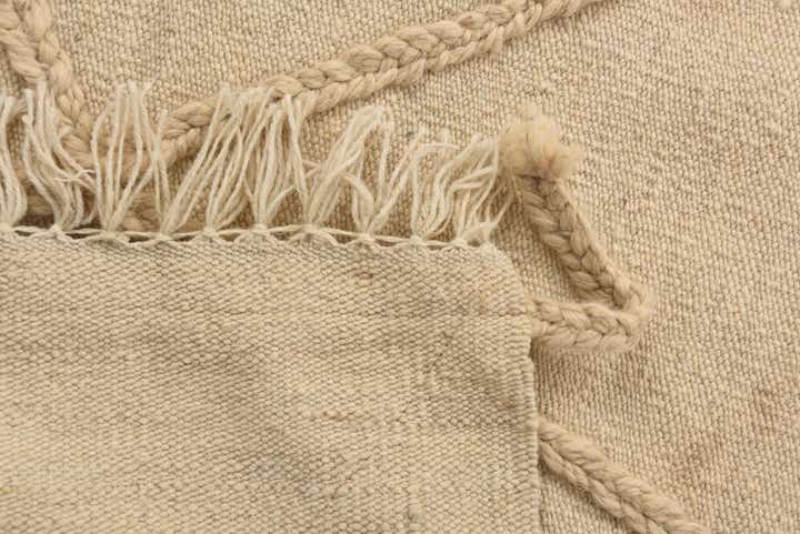 3' 4 x 4' 11 Hand Knotted Moroccan Wool Rug