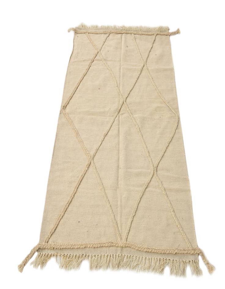 Detail image of 3' 4 x 5' 1  Hand Knotted Moroccan Wool Rug