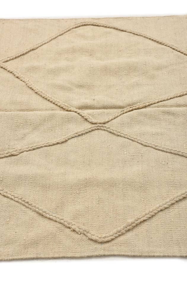 Detail image of 3' 6 x 5' 2 Hand Knotted Moroccan Wool Rug