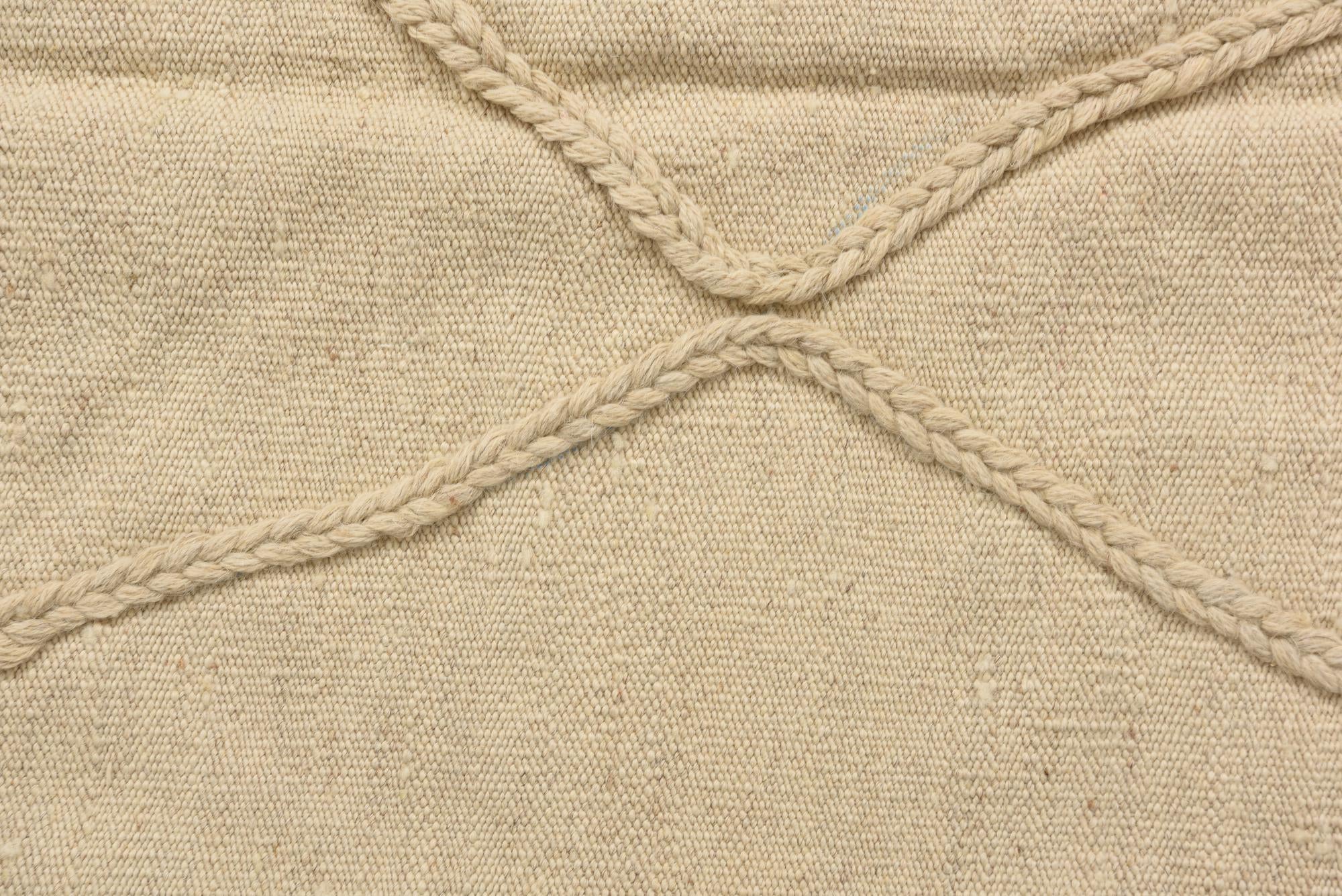 3' 6 x 5' 2 Hand Knotted Moroccan Wool Rug
