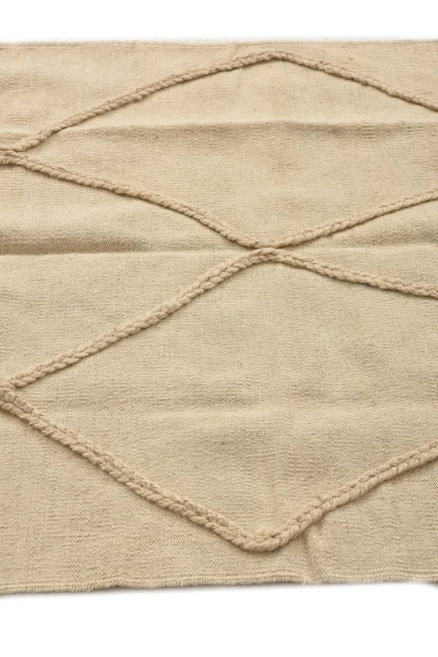 Detail image of 3' 4 x 4' 11 Hand Knotted Moroccan Wool Rug