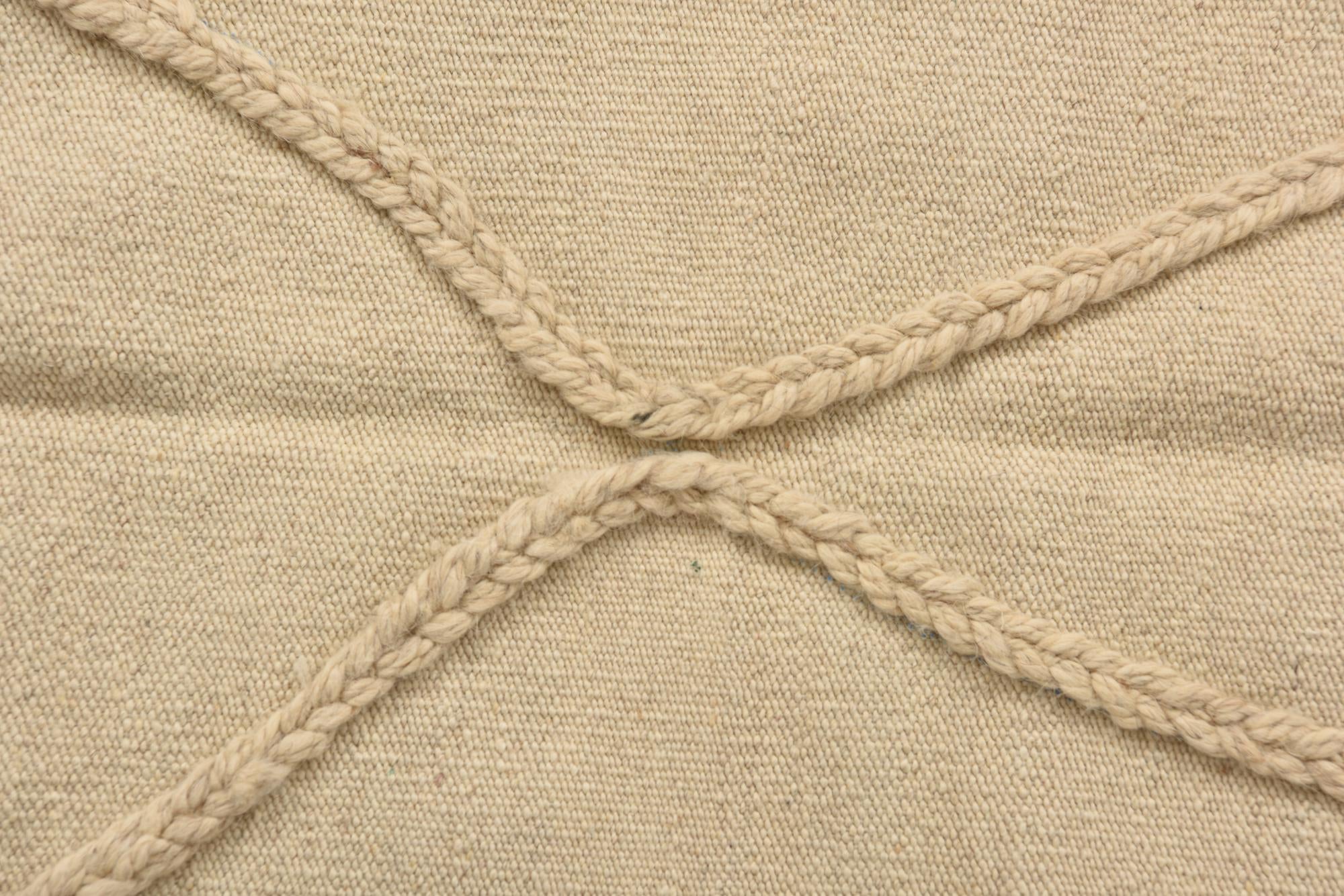 3' 4 x 4' 11 Hand Knotted Moroccan Wool Rug