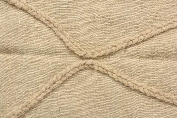 3' 4 x 4' 11 Hand Knotted Moroccan Wool Rug